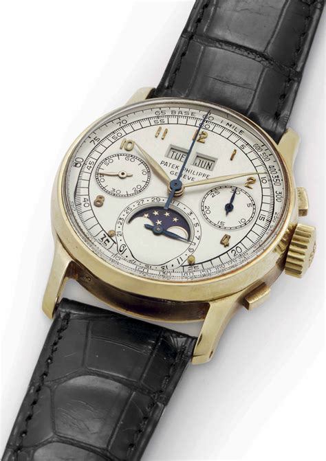 patek philippe geneve 18k case watch|Patek Philippe chronograph price.